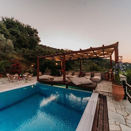 Elysian Luxury Villa Pelion Tsagkarada Exterior foto
