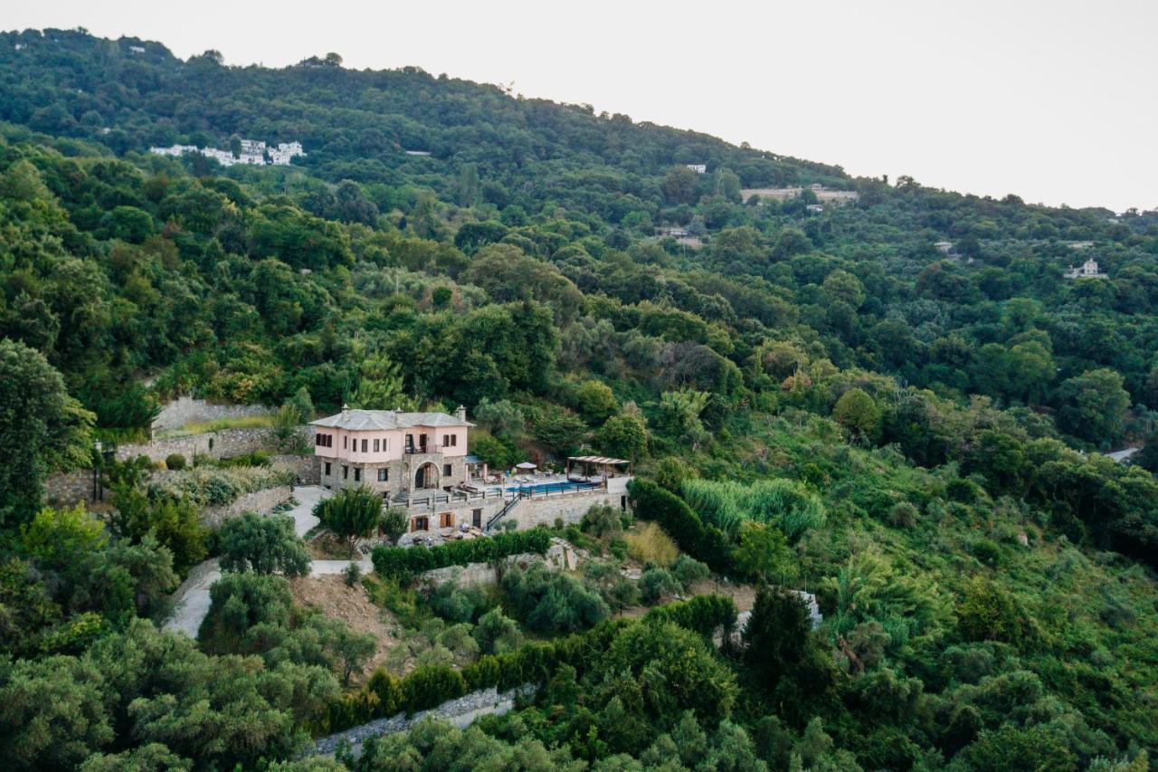 Elysian Luxury Villa Pelion Tsagkarada Exterior foto